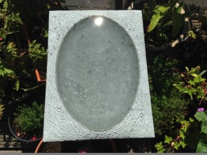waterbeeld 8 - Anröchter kalksteen - 40x30x5,5 cm - sold