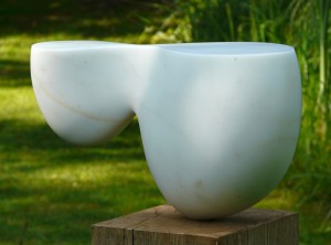 2019 - luchtspiegeling 1 - marmer - 45x12x20,5cm