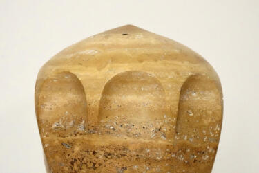 2020, domus, detail, Iraans travertijn, 18x18x25 cm