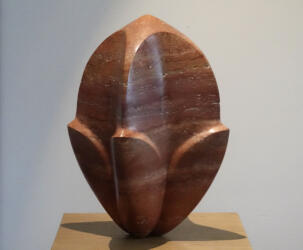 2021, zt, Iraans travertijn, 16,5x16,5x30 cm