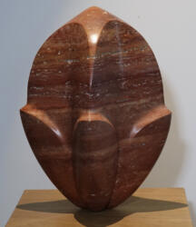 2021, zt , detail, Iraans travertijn, 16,5x16,5x30 cm