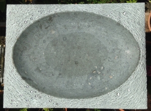 3. waterbeeld 6, 2014, Anröchter kalksteen, 40x30,5x5 cm